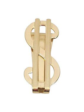 Anson Gold Tone Money Clip US Dollar Sign Vintage MCM Jewelry Accessory